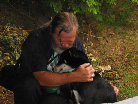 Wolf and Ralph, Geri and Robert's fur-buddy