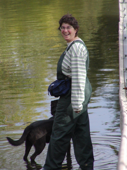 Mou and Shasta at Clearlake