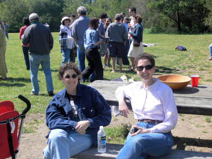 Martha and Alice at Marla's picnic