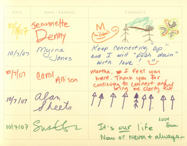 Guest book page 5