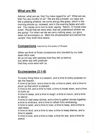 Memorial Service Page 4