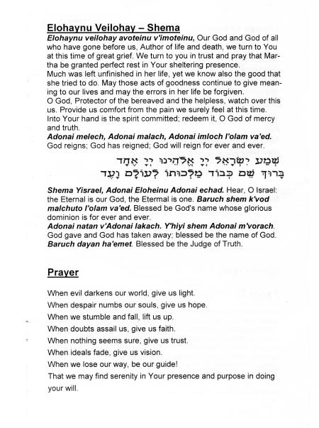 Memorial Service Page 5