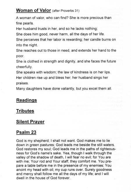 Memorial Service Page 6