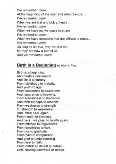 Memorial Service Page 9